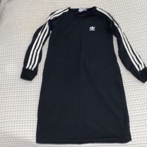 Adidas long sleeve midi dress
